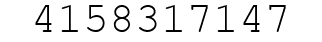 Number 4158317147.