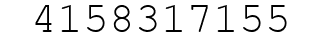 Number 4158317155.