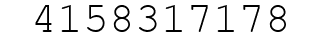 Number 4158317178.