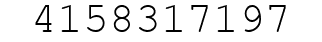 Number 4158317197.
