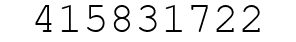 Number 415831722.