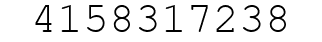 Number 4158317238.