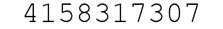 Number 4158317307.