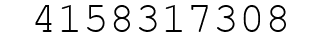 Number 4158317308.
