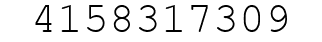 Number 4158317309.