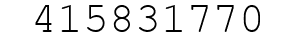 Number 415831770.