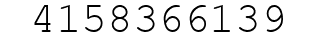 Number 4158366139.