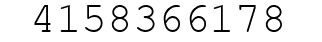 Number 4158366178.