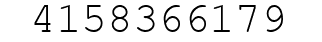 Number 4158366179.