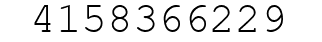 Number 4158366229.
