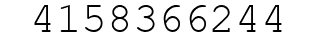 Number 4158366244.