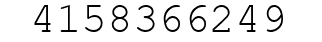 Number 4158366249.