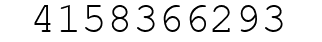 Number 4158366293.