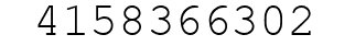 Number 4158366302.