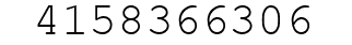 Number 4158366306.