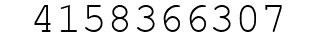 Number 4158366307.