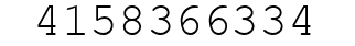 Number 4158366334.