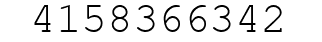 Number 4158366342.