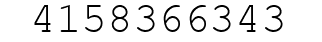 Number 4158366343.