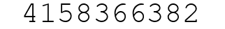 Number 4158366382.