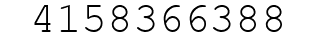 Number 4158366388.