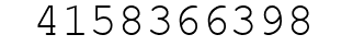 Number 4158366398.