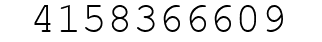 Number 4158366609.