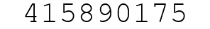 Number 415890175.