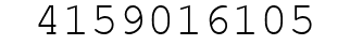 Number 4159016105.