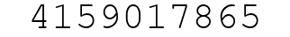 Number 4159017865.