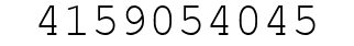 Number 4159054045.