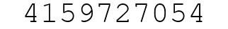 Number 4159727054.