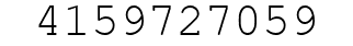 Number 4159727059.