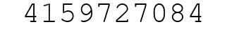 Number 4159727084.