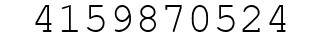 Number 4159870524.