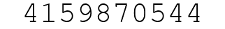 Number 4159870544.