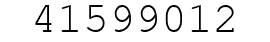 Number 41599012.