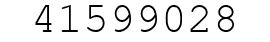 Number 41599028.