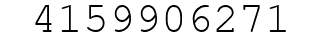 Number 4159906271.