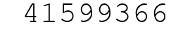 Number 41599366.