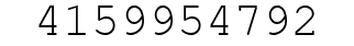 Number 4159954792.