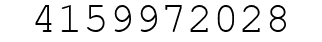 Number 4159972028.