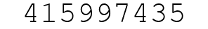 Number 415997435.
