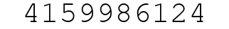 Number 4159986124.