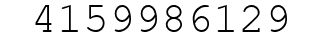 Number 4159986129.