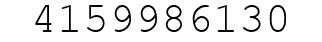 Number 4159986130.