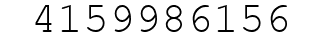 Number 4159986156.