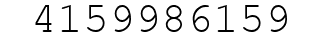 Number 4159986159.