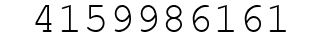 Number 4159986161.