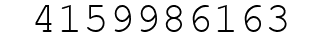 Number 4159986163.